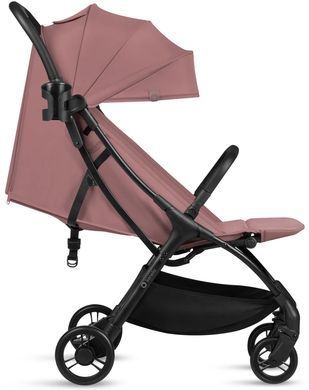 Прогулочная коляска Lionelo AGIA PINK MAUVE с автоматической сборкой, легкий вес, для путешествий, съемный бампер