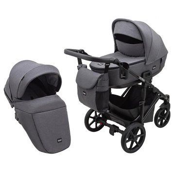 Коляска 2 в 1 Bair Ultra Soft U-219 графіт