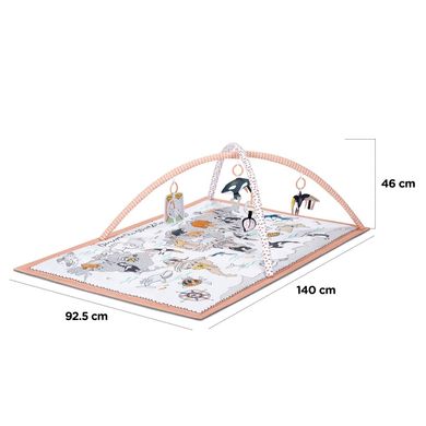 Развивающий коврик-палатка 3 в 1 Kinderkraft Tippy (KPTIPP00MUL0000)