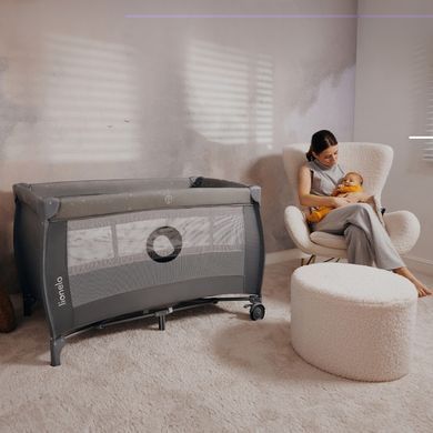 Кровать-манеж Lionelo Stefi Plus Beige Cappuccino новинка 2025