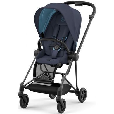 Универсальная коляска 2 в 1 Cybex Mios 4.0 2024 Lux Dark Navy шасси Matt Black