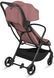 Прогулочная коляска Lionelo AGIA PINK MAUVE с автоматической сборкой, легкий вес, для путешествий, съемный бампер