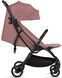 Прогулочная коляска Lionelo AGIA PINK MAUVE с автоматической сборкой, легкий вес, для путешествий, съемный бампер