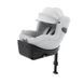 Автокрісло Cybex Sirona Ti Plus Platinum White з ISOFIX та опорною ніжкою, оберт на 360 градусів, тканина 3D&ndash;Mesh