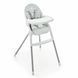 Дитячий стільчик для годування 2в1 Kinderkraft Dinnly Grey (KHDINN00LGR0000)