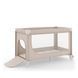 Ліжко-манеж Kinderkraft Leody UP Beige (KCLEODUPBEG0000) 2 рівні матрацу, бічний вхід на блискавці, колеса з фіксацією