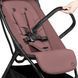 Прогулочная коляска Lionelo AGIA PINK MAUVE с автоматической сборкой, легкий вес, для путешествий, съемный бампер
