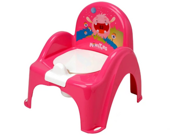 Детский горшок-стул детский с музыкой Tega Baby MONSTERS pink