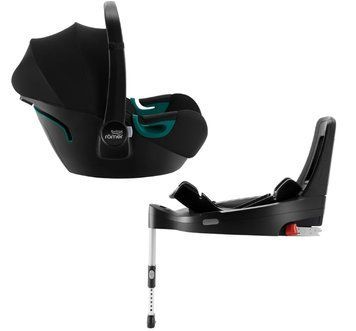 Автокрісло BRITAX-ROMER BABY-SAFE3 i-SIZE Space Black с платформой FLEX BASE