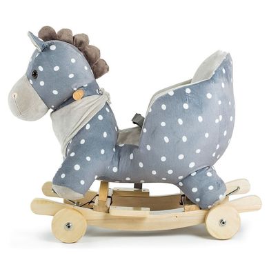 Лошадка-качалка с колесиками Kinderkraft Gray (KKZKONIGRY0000)