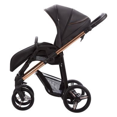 Прогулочная коляска Bebetto Nico Estilo Pro 02 черный (медная рама)