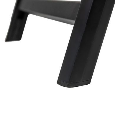Стульчик для кормления 2в1 ESPIRO ALLURE 11 TIMBER BLACK до 80 кг, 5 уровней регулировки сиденья и подножки, столик со съемным подносом, эко-кожа