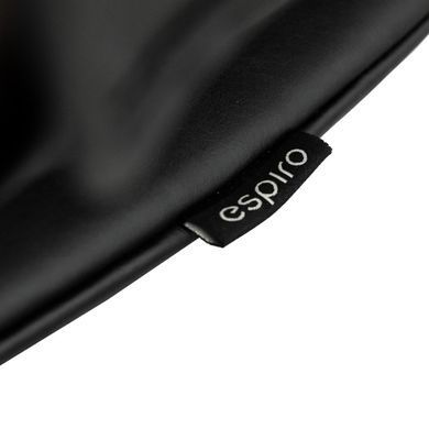 Стульчик для кормления 2в1 ESPIRO ALLURE 11 TIMBER BLACK до 80 кг, 5 уровней регулировки сиденья и подножки, столик со съемным подносом, эко-кожа