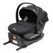 Автокрісло Bair Orbit with Base i-size ORB-01 Total Black з обертовою базою ISOFIX, вкладиш для новонароджених, знімний текстиль