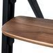 Стульчик для кормления 2в1 ESPIRO ALLURE 11 TIMBER BLACK до 80 кг, 5 уровней регулировки сиденья и подножки, столик со съемным подносом, эко-кожа