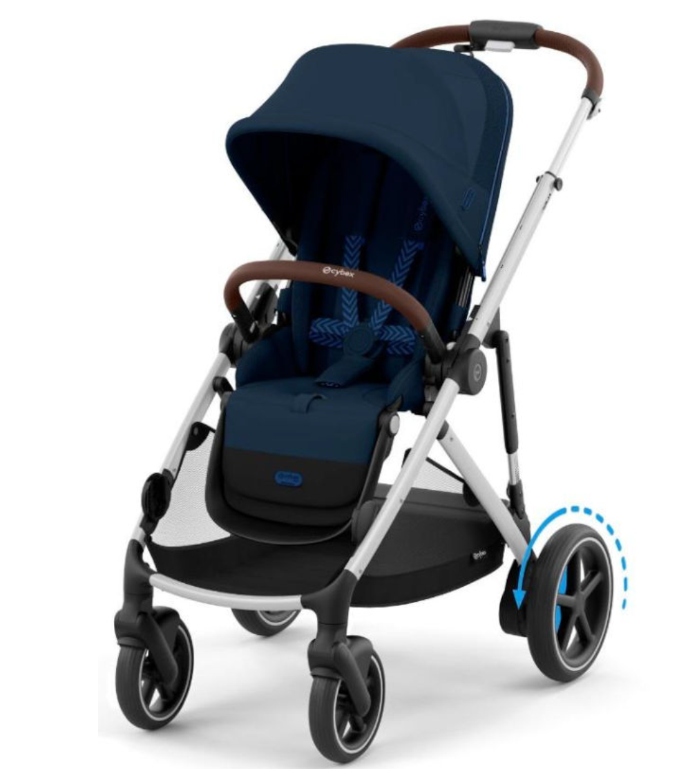 Прогулянкова коляска Cybex e-Gazelle S SLV Ocean Blue з