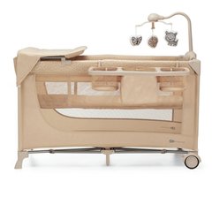 Ліжко-манеж с пеленатором Kinderkraft Joy 2 Beige (KLJOY02BEG000AC)