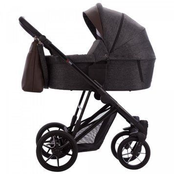 Коляска 3 в 1 Verdi Monaco 9023-VMON-03, dark grey melang, темно-сірий меланж