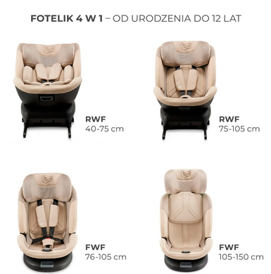 Автокрісло Kinderkraft Xpedition 3 i-Size Beige (KCXPED03BEG0000)