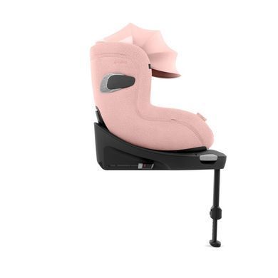 Автокрісло Cybex Sirona Ti Plus Peach Pink з ISOFIX та опорною ніжкою, оберт на 360 градусів, тканина 3D&ndash;Mesh