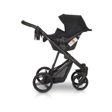 Коляска 3 в 1 Verdi Dynamic 9023-VD-03, black/jungl, чорний/зелений