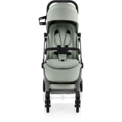 Прогулянкова коляска Britax Romer Flylite Sage Green легка та компактна, відповідає стандартам IATA для подорожей, кошик до 6 кг