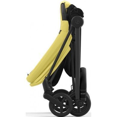 Прогулянкова коляска Cybex Mios 4.0 2023 Mustard Yellow шасі Matt Black вузька колісна база, компактна та легка