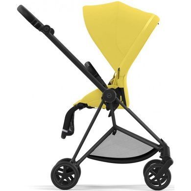 Прогулянкова коляска Cybex Mios 4.0 2023 Mustard Yellow шасі Matt Black вузька колісна база, компактна та легка