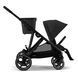 Прогулянкова коляска Cybex Gazelle S BLK Moon Black для новонароджених, 20 конфігурацій