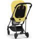 Прогулянкова коляска Cybex Mios 4.0 2023 Mustard Yellow шасі Matt Black вузька колісна база, компактна та легка