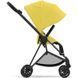 Прогулянкова коляска Cybex Mios 4.0 2023 Mustard Yellow шасі Matt Black вузька колісна база, компактна та легка