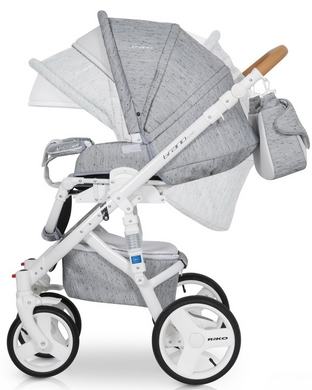 Универсальная коляска 2 в 1 Riko Brano Luxe 05 Grey Fox