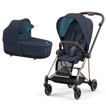 Універсальна коляска 2 в 1 Cybex Mios 4.0 2024 Lux Dark Navy шасі Rosegold