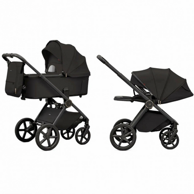 Коляска 2в1 CARRELLO Ultimo CRL-6701 Sable Black складна люлька з системою Memory Buttons, регульована висота капора, амортизація