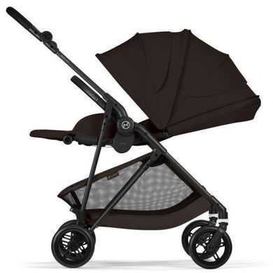 Прогулянкова коляска Cybex Melio Carbon Chocolate Brown легка, реверсивний прогулянковий блок новинка 2026