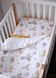 Постельный комплект для детской кроватки Baby Veres "Зверюшки на скачках" 3 предмета