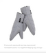 Рукавиці для коляски чи санок Bair Cozy Mitts owl grey новинка 2025