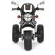 Дитячий електромотоцикл Bambi Racer M 6263EL-1 білий передні та задні фари зі світлом, акумулятор, 2 мотори, музика, звук при старті