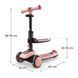 Самокат Kinderkraft Halley 2 Rose Pink (KRHALL02PNK0000) 2в1 з трансформацією у біговел, LED колеса, регулювання сидіння та керма