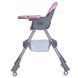 Стільчик для годування BAMBI M 5722 Lilac з кошиком для іграшок, регулювання спинки, підносу та підніжки, колеса, захист від сповзання