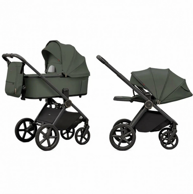 Коляска 2в1 CARRELLO Ultimo CRL-6701 Baltic Green складна люлька з системою Memory Buttons, регульована висота капора, амортизація