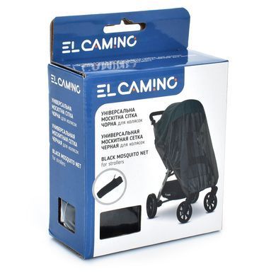 Универсальная антимоскитная сетка для коляски EL CAMINO ME 1062 Black
