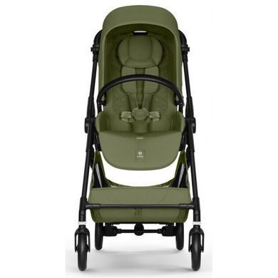 Прогулянкова коляска Cybex Melio Carbon Moss Green легка, реверсивний прогулянковий блок новинка 2026