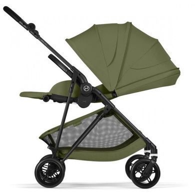 Прогулянкова коляска Cybex Melio Carbon Moss Green легка, реверсивний прогулянковий блок новинка 2026