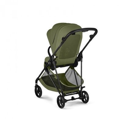 Прогулянкова коляска Cybex Melio Carbon Moss Green легка, реверсивний прогулянковий блок новинка 2026