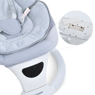 Заколисуючий центр - шезлонг EL CAMINO ME 1175 SOUL Light Gray