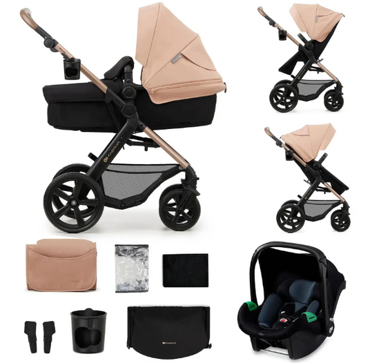 Універсальная коляска 3в1 Kinderkraft Moov 2 Sand Beige