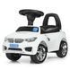 Каталка-толокарь BAMBI M 3147B-1 белая 6 мелодий, руль с музыкой, светящиеся фары, багажник под сиденьем