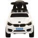 Каталка-толокар BAMBI M 3147B-1 біла 6 мелодій, кермо з музикою, світні фари, багажник під сидінням