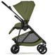Прогулянкова коляска Cybex Melio Carbon Moss Green легка, реверсивний прогулянковий блок новинка 2026
